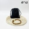 Bolsa de lona com cordão lisa atacado bolsa de algodão bolsa de lona bolsa para acessórios de brincadeiras culturais bolsa de algodão