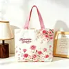 Bolsa Nova Rosa 2026 Bolsa de Lona Fresca e Estilosa para o Trabalho, Bolsa da Moda para Sair, Bolsa Tote de Lona