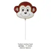 Venta al por mayor del fabricante Serie de Globos de Película de Aluminio de Dibujos Animados Lindos Bola de Remolque Varios Juguetes de Puesto Decoración de Fiesta Niños