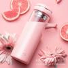 Taza de vidrio Kailin de gran capacidad, taza simple y fresca Mori, filtro portátil para té, venta al por mayor, personalizada para mujeres