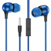 CY-078 Novos Fones de Ouvido com Fio 3.5mm Intra-auriculares para Celular Controle por Fio Fones de Ouvido Estéreo Venda por Atacado de Fábrica