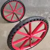 Carretilla de Rueda Agrícola para Sitios de Construcción con Ruedas Sólidas y Neumáticas