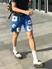 Pantalones Cortos Estilo Americano con Diseño de Kapok Estampados con Espuma para Hombre, Nuevos Pantalones Deportivos y Casuales de Verano para Hombre