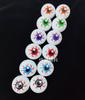 Ojos saltarines huecos de color transfronterizo accesorios de Halloween ojos accesorios DIY ping pong ojos de fantasma 2.3-4CM
