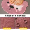 Alfombra de PVC para baño, alfombrilla antideslizante para ducha, alfombrilla exfoliante para pies, alfombrilla de masaje antideslizante para suelo de baño