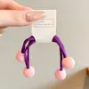 Elástico para coleta alta estilo coreano para niñas, elegante elástico para moño, banda elástica que no daña el cabello, doble elástico para el cabello