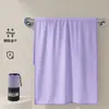 Toalla de baño con botones que no se cae, toalla de secado rápido para nadar, toalla absorbente y de secado rápido, toalla tipo bata para evitar el frío, toalla de playa para exteriores
