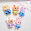 Dibujos Animados Anime Animal Zorro Pequeño Resina Accesorios Bricolaje Pegamento Crema Pasador Funda de Teléfono Colgante Accesorios Colgantes Materiales