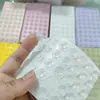 Alfombrilla Antideslizante de Silicona con Buena Relación Calidad-Precio, Partículas de Goma Anticolisión Transparentes, Alfombrilla de Silicona Amortiguadora y Resistente al Desgaste, Alfombrilla Silenciadora para Puerta de Gabinete, Pegatina Anticolisión Autoadhesiva