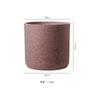 Vaso de Flores Cerâmico Estilo Escandinavo Wabi-Sabi Preto Orquídea Phalaenopsis Alta Suculenta Conjunto de Vasos de Argila Pequeno