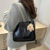 Bolso Tote Vintage con Texto 2024 Nueva Llegada Popular Combinable Gran Capacidad Moda Portátil Hombro Viajero Axila