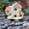 Zakka Amor Mar 8 Casas Pequeñas Paisaje en Miniatura Accesorios Decorativos Resina Adornos de Casas Pequeñas Adornos para la Casa