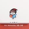 Broche lindo de Navidad personalidad caricatura japonesa y coreana pin estudiante hombre y mujer decoración de ropa joyería que combina con todo