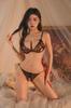 Ropa Interior Sexual Jiuli Qingchuan Ropa Interior para Mujer Ropa Interior Sexy de Perspectiva con Encaje de Perlas Abertura en la Entrepierna Ropa Interior Divertida Gratis