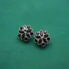 Comercio Electrónico Transfronterizo Joyería de Exportación Europea y Americana Conjunto de Pendientes y Collar con Pedrería Iris Negro Joyería Medieval