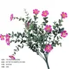 Flores Artificiales Serie Roja Arreglo Floral Decoración Boda Flores Falsas Paisajismo Rosa Hortensia Materiales Florales Flores Artificiales Mayoreo
