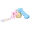 Brinquedo de Morder para Cachorro Bola Palito para Dentição Material TPR Limpeza dos Dentes Resistente à Mordida Alívio do Tédio Filhote Pequeno Osso de Morder para Cachorro Palito Atacado