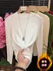 Camiseta Base de Cuello Medio Alto para Otoño e Invierno para Mujer 2026 Nuevo Mousse Cepillado Más Terciopelo Ajuste Delgado Cálido Nicho Ropa Interior Superior