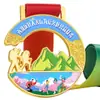 Medalha de Caminhada Escalada Personalizada Placa Comemorativa de Trilha Caminhada Personalizada Acampamento ao Ar Livre Escalada Maratona
