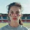 Pegatinas de Tatuaje Impermeables Temática Francesa Transfronterizas Impermeables y Fáciles de Aplicar Pegatinas de Maquillaje para Ambiente de Atuendo Personalizado para Fans