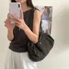 Bolsas de Otoño e Invierno para Mujer Coreanas de Nicho Gran Capacidad Estampado de Leopardo Bolso de Hombro de Moda Tendencia Retro Sensación de Alta Gama Bolso de Axila