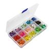 Tachuelas de cabeza plana de plástico color caramelo tachuelas de color para pintar chinchetas 15 colores 450 clavos para pared de fotos clavos de oficina