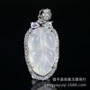 Atacado Bashan Cui Buddha Pendant Material Perigoso Jade Jade Colar Imperial Verde Completo Cui Pequeno Buddha Pendant Clavícula Corrente