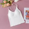 Nova Base de Sutiã para Roupa Íntima Fina Versátil Sem Costura Colete Esportivo à Prova de Choque Push-Up Sutiã com Costas Fixas