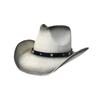 Sombrero de Paja Vaquero Clásico Popular Transfronterizo de Amazon Moda Europea y Americana para Hombre y Mujer Sombrero de Paja con Copa Dura para Protección Solar