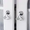 Manija de Latón Nórdico para Puerta de Gabinete Cromo Brillante Manija de Puerta de Gabinete Francesa Estilo Americano Manija de Cajón de Armario Antigua