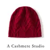 Gorro de cachemira estilo coreano para otoño e invierno para mujer, gorro tejido cálido y a prueba de frío que protege los oídos, gorro de lana engrosado a prueba de frío para hombre