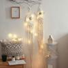 Tapiz Bohemio Hecho a Mano DIY Tejido con Hilo de Algodón Estilo Europeo Decoración para Sala de Estar Dormitorio Estilo Fondo Tela Colgante de Pared