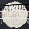 Encaje con cuentas hechas a mano y borlas de cristal en stock, ribetes de tela y accesorios para ropa tradicional china, Hanfu y cheongsams; Materiales para manualidades
