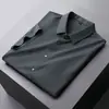 Liquidación/Sin Devoluciones ni CambiosCamisa de Negocios de Seda de Hielo sin Costuras de Manga Corta para Hombre, Camisa sin Planchar