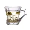 Taza de Vidrio Creativa para el Hogar, Restaurante - Taza de Té de Flores con Forma de Caballo, Taza de Café, Taza Simple para Bebidas de Leche y Jugos