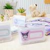 Adesivos com nome Sanrio com padrão de desenho animado Adesivos com nome infantil Itens para estudantes Adesivos de marca distintiva Adesivos de nota autoadesivos