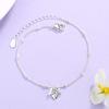 Pulsera de hoja de arce de gato antiguo para mujer estilo frío estilo bosque ins moda joyería de mano al por mayor pulsera simple de hoja de árbol para novias