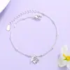 Pulsera Hoja de Arce Amanecer de Primavera para Mujer, Estilo Bosque Minimalista, Joyería de Moda Estilo Ins al por Mayor, Pulsera de Hoja Simple para Mejores Amigas