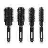 Peine enrollable para cabello rizado con forma de cilindro de aire y conducción de calor LUOTTS, tubo de aluminio, resistente al calor, peine de soplado, peine enrollable de cerámica y lana de nailon.