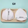 Almohadilla para Senos Transpirable Relleno para Ropa Interior Tirantes Traje de Baño Almohadilla Redonda para Senos Esponja Fina Semircircular Triángulo Copas de Sujetador Almohadilla para Senos