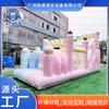 Castillo inflable para niños tobogán grande castillo travieso exterior puesto grande castillo inflable parque de atracciones para niños