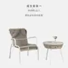 Silla de ratán para exteriores mesa y silla de ocio para balcón juego de tres piezas silla de ratán para exteriores combinación de mesa de centro para casa de huéspedes muebles impermeables y resistentes al sol