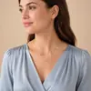 AliExpress nueva moda clásica para fotografía callejera joyería personalizada joyería apilada collar de lentejuelas redondas de doble capa en forma de U para mujer