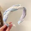 Diadema de Verano para Niños Mori Colorblock Hermoso Trenzado Diadema para el Cabello de Niñas Gorro Alto para la Parte Superior de la Cabeza Accesorios para el Cabello de Niña Pequeña