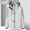 Chaqueta de invierno de comercio exterior tres en uno chaqueta desmontable otoño e invierno exterior engrosada cálida a prueba de viento impermeable traje de montañismo