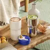 Copo Térmico de Aço Inoxidável 316 para Café, Display Inteligente de Temperatura, Copo Térmico Portátil, Grande Capacidade, Copo de Chá com Leite de Aparência Sofisticada