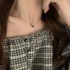 Collar pequeño de estilo coreano para hombre y mujer, con borlas de fritillaria, diseño elegante y combinable con todo, cadena de clavícula (2023)
