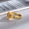 Nuevo anillo de esmalte de estilo chino con pegamento, ligero, de lujo, de alta gama, estilo retro, exquisito y elegante, anillo para el dedo índice que combina con todo.