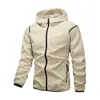 Jaqueta com capuz casual solta moderna gola alta transfronteiriça masculina peça externa topo comércio exterior Amazon 3D