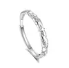 Anillos de pareja s999 plata pura, lujo ligero de alta gama, diseño de estrella fugaz, anillos ajustables para parejas, modernos y únicos, a la moda